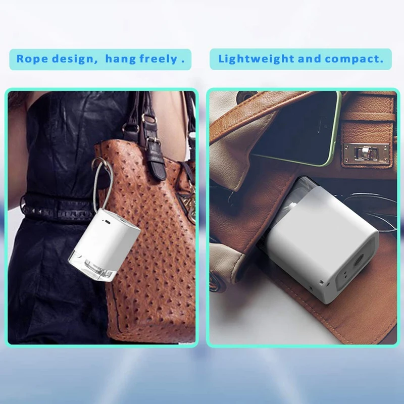 

Automatic Induction Alcohol Sprayer Mini Portable Touchless Leakproof Infrared Induction Alcohol Dispenser Color Ran