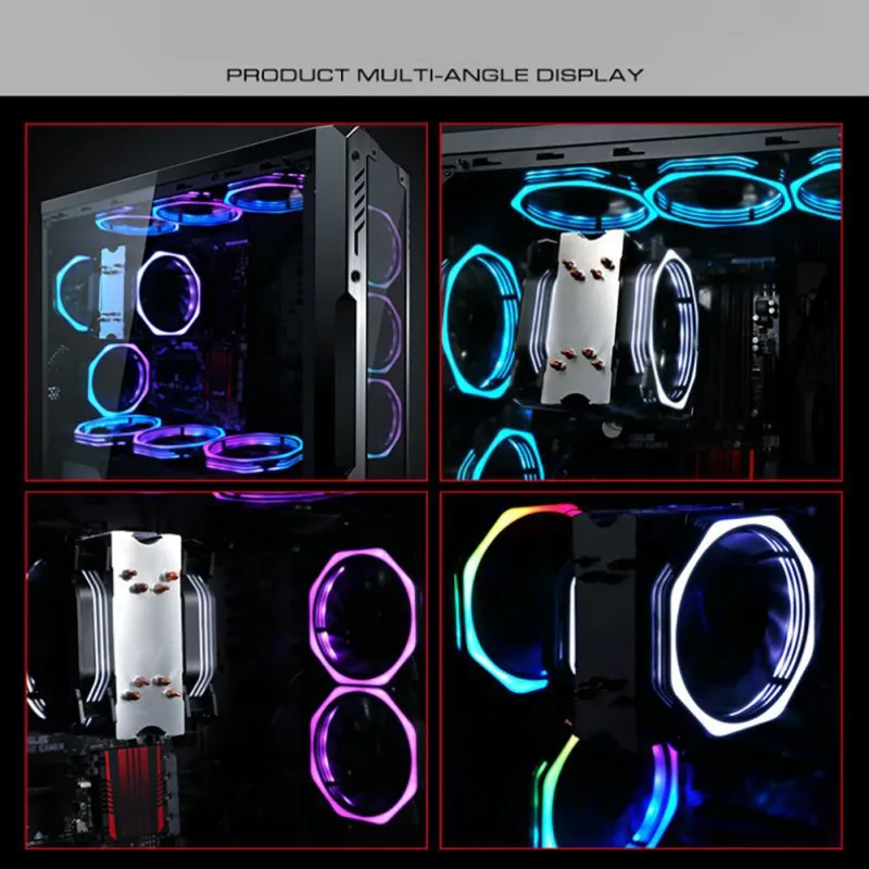 

5X 12V 120mm 4pin PC 12cm Case Fan Computer case Fan Cooling Quite silent Cooler