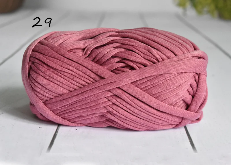 29 1pc 100 г/шар плотная ткань полоса Пряжа Ремесло для ручная вязка крючком DIY подушка одеяло ткань полоса для сумок - Цвет: 29 1pc