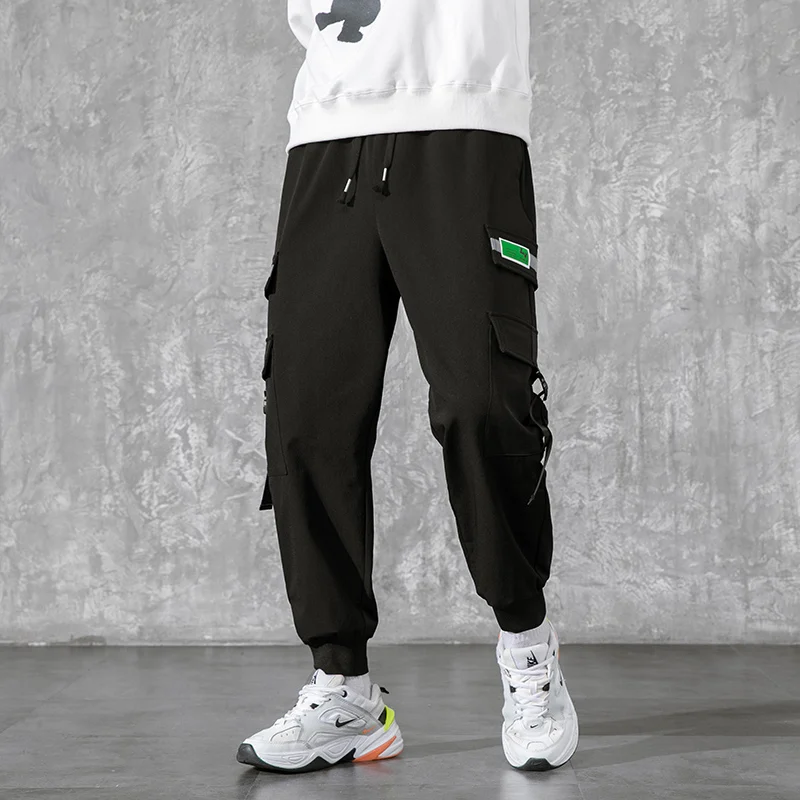 Брюки-карго мужские Techwear в стиле хип-хоп повседневные для фитнеса модные 2020 |