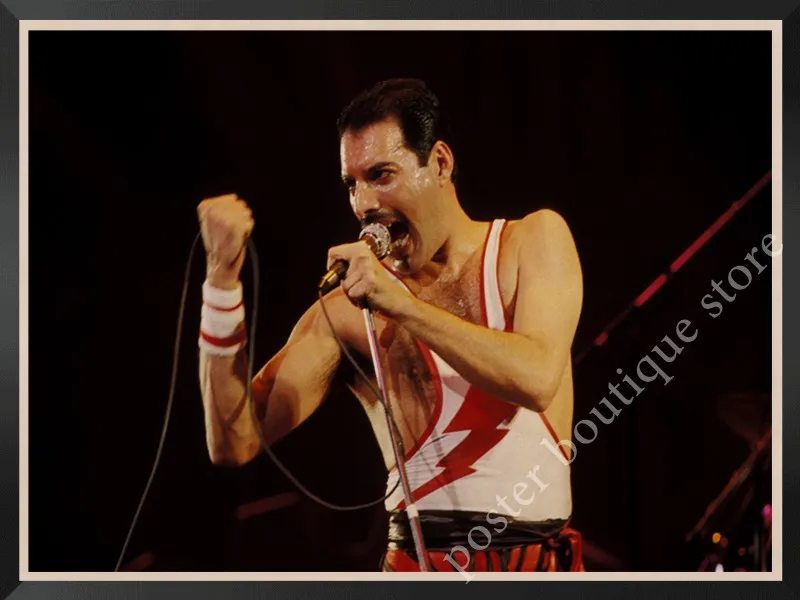 Queen Band музыкальный плакат на крафт-бумаге Фредди Меркьюри, Brian мая винтажная Высококачественная декоративная роспись стены стикер - Цвет: 6