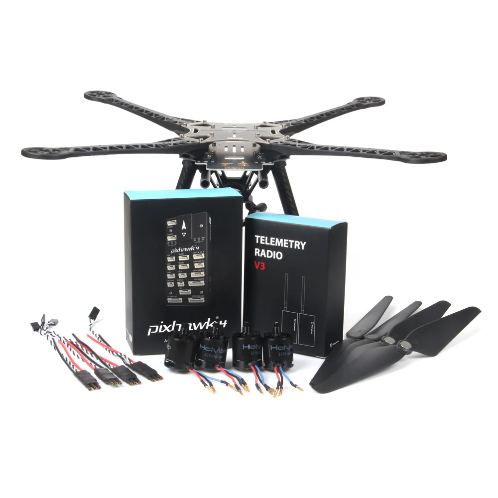 Holybro S500 V2 комплект 480 мм рама Pixhawk 4 автопилот 2216 KV880 двигатель 1045 пропеллер 433 МГц/915