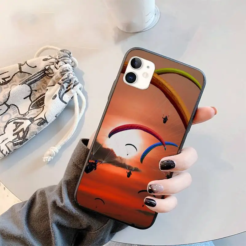 

landscape Sports Paragliders Phone Case for iPhone 11 12 mini pro XS MAX 8 7 6 6S Plus X 5S SE 2020 XR