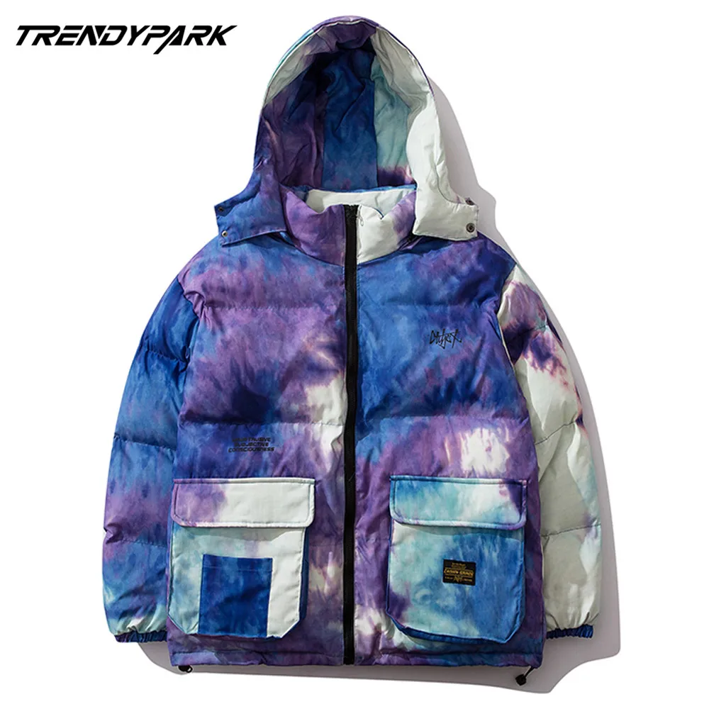 Парка женская зимняя камуфляжная с капюшоном и карманами | Мужская одежда