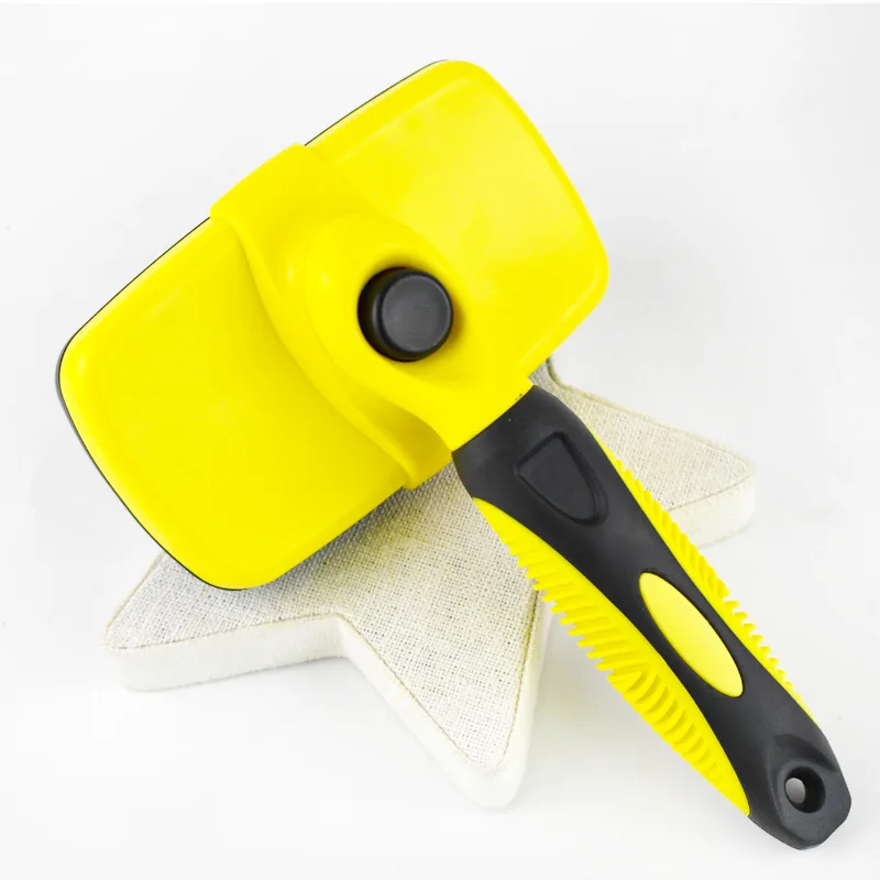 

Premium Self Clean Hair Dog Brush Slicker Comfortable Small Large Dog Comb Pet Grooming Tools Cat Fits Various Hair
