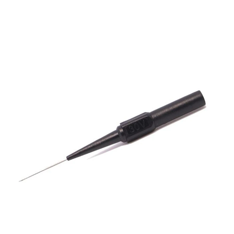 2 Pcs/Set Best Sale Copper Test Lead Probe Stainless Steel Needle Jack For Multimeter Tool Black/Red Tools Accessories Sondear |