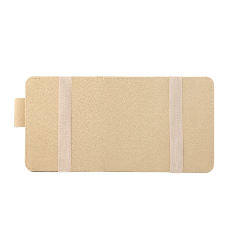 Кожаный Автомобильный Органайзер с солнцезащитным козырьком ручка для