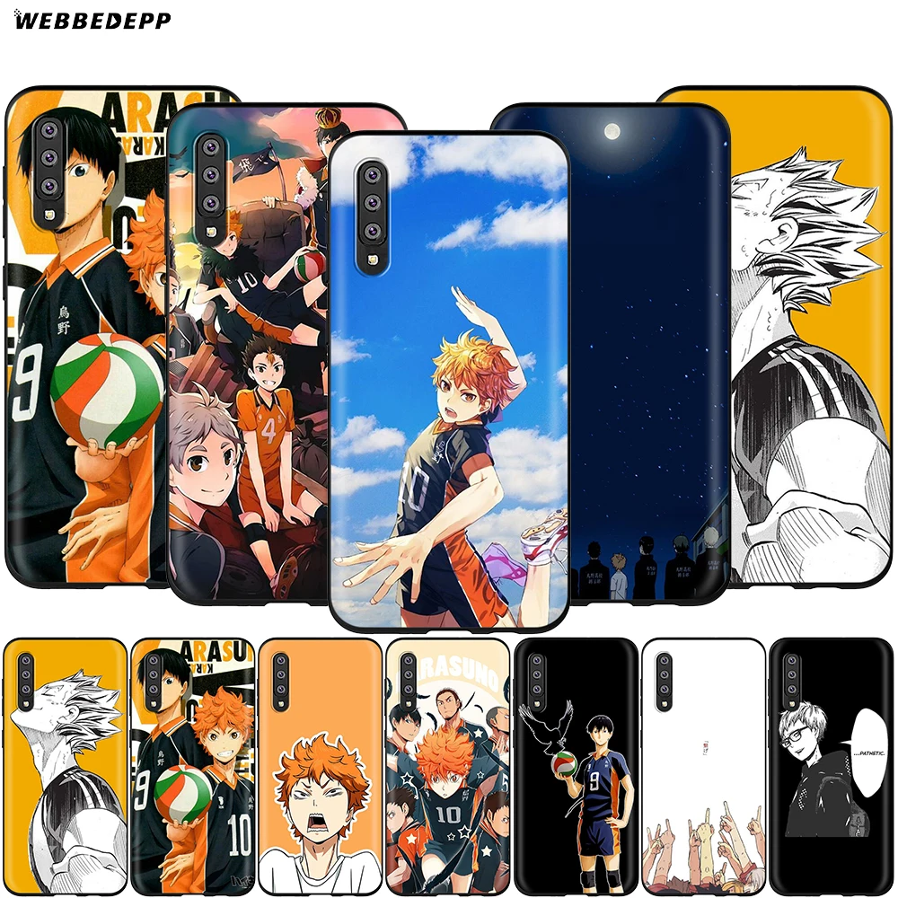 Webbedepp Tsukishima ужасный чехол Haikyuu для Samsung Galaxy A3 A5 A6 Plus A7 A8 A9 J6 M20 A10S A20S A30S A40S A50S|Бамперы| |