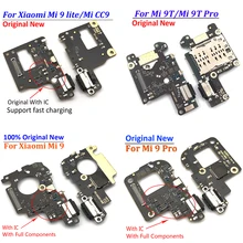 USB Charging Port Connector Board Flex Cable For Xiaomi Mi 9 9T Pro / Poco X2 / Mi 10 9 lite / Mix 2 2S With Microphone Parts