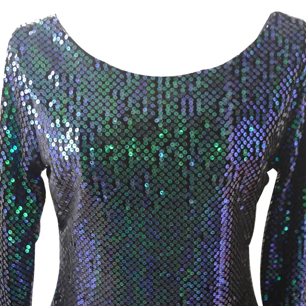 Платье пайетки Зеленый Женщины Sexy Club Платья Slim Fit Спинки Bodycon Ночной Клуб Мини Старинные платье lentejuelas платья женские женское