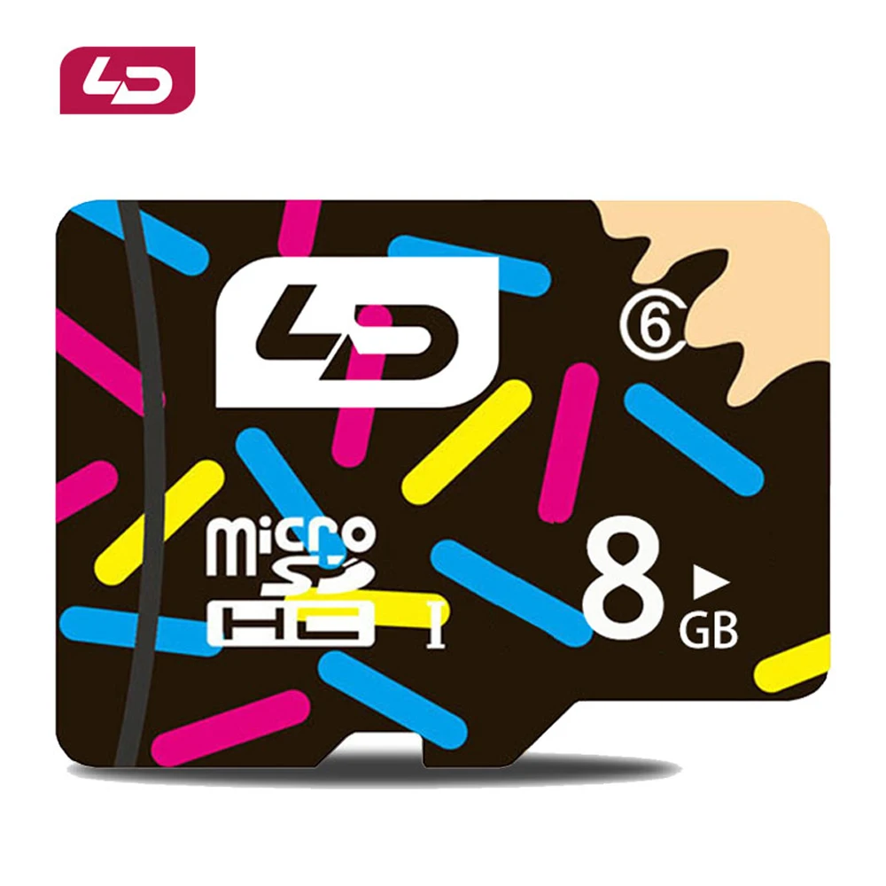Карта памяти LD Micro SD класс 10 UHS-I 128 ГБ 64 32 16 TF-карта 8 microsd для смартфонов и настольных