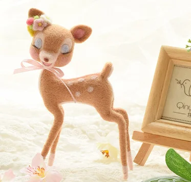 Набор для рукоделия Sika с изображением оленя из мультфильма шерстяной набор игла