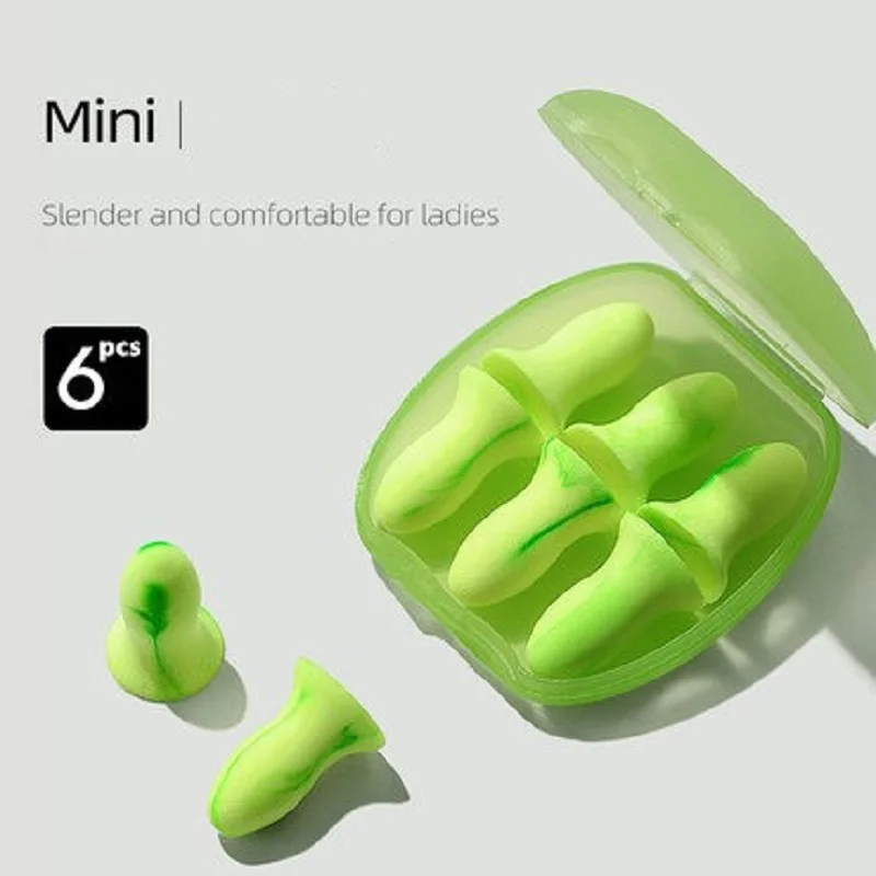 6/10 шт новые мягкие затычки для ушей из пенопласта защита от шума сна учебы