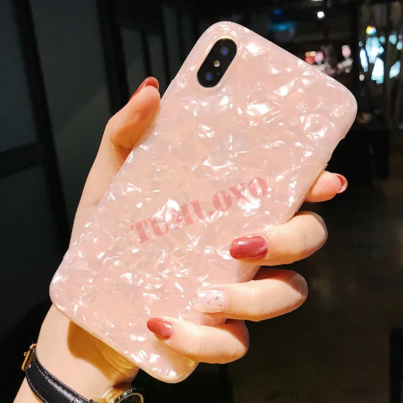 Korea Hot Sale Case for iPhone 6 6S 7 8 Plus Soft Silicone IMD Full Body Cases X Cover Transparent Capa Fundas |