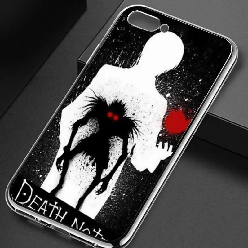 

Manga Death Note Ryuk Phone Case Transparent for iPhone Samsung xiaomi huawei p 11 12 6 7 8 9 20 30 40 Pro X Max XR Plus lite