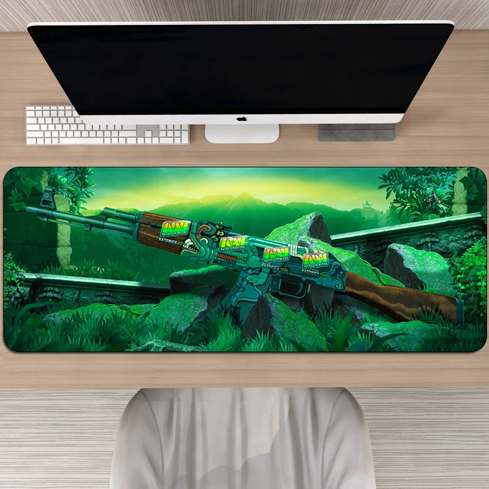 

Large Gaming CS GO Mouse Pad Gamer Locking Edge Rubber Keyboard XL Mat Dragon Lore Hyper Beast Mousepad Grande Desk Computer Mat