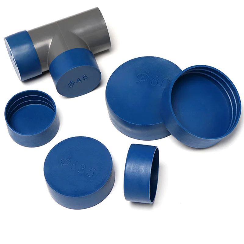 10 шт. пластиковая крышка для труб синяя трубка внешняя резьба пылезащитная