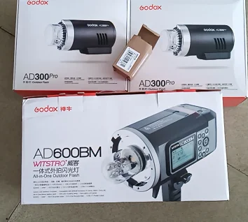 Godox Wistro AD600BM и AD600B Bowens Mount 600W GN87 Внешняя вспышка со встроенной батареей 8700mAh PK AD600pro