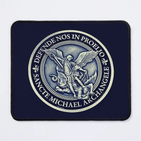 

Компьютерный коврик для мыши, с изображением медали Святого михиса
