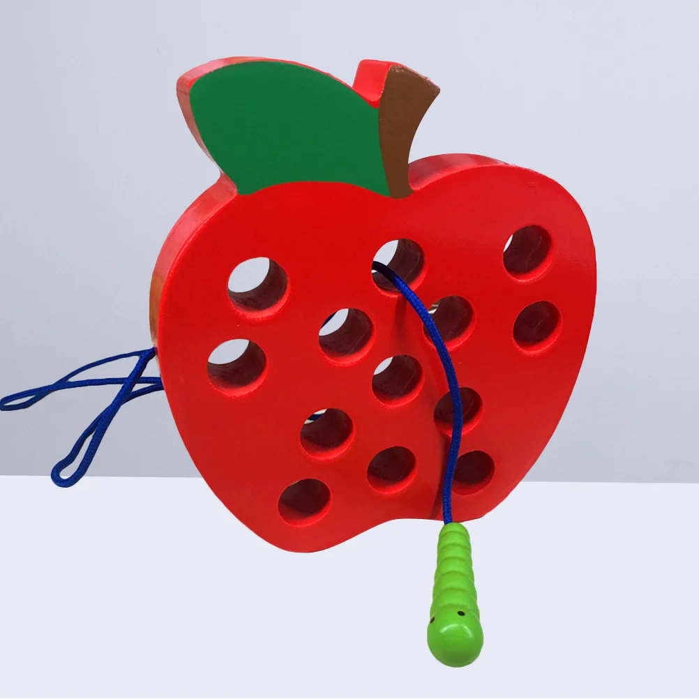 Детский Развивающий пазл-игрушка Яблоко с нитью | Игрушки и хобби