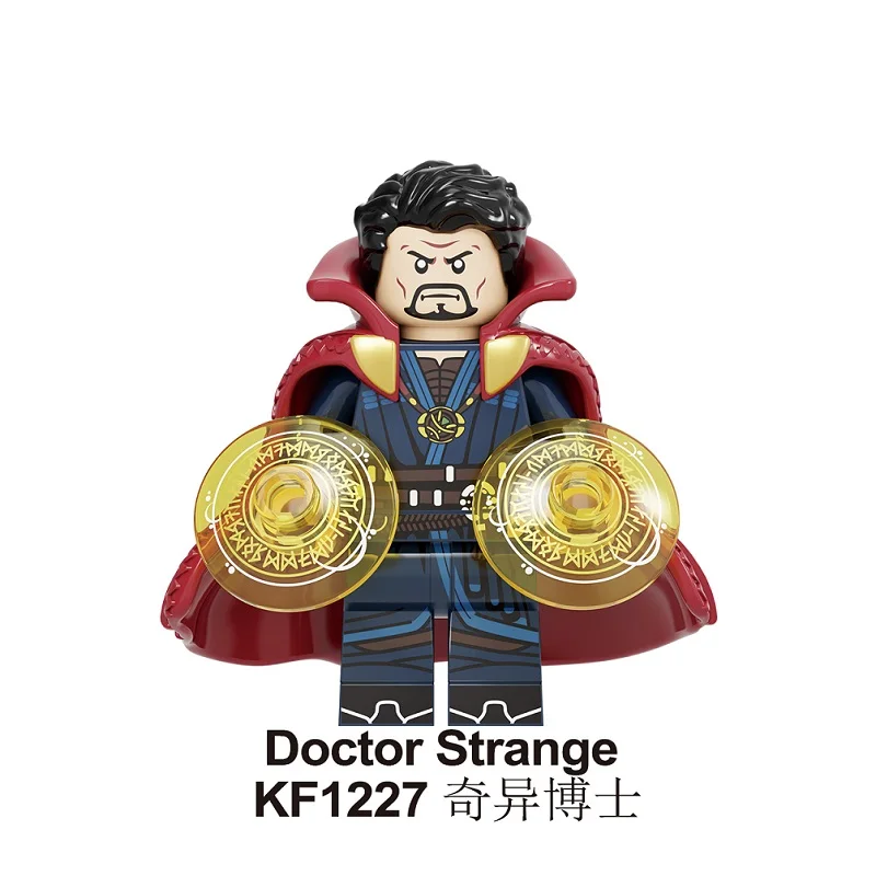 Building Blocks Figures Bricks Thor Captain America Loki With Chromed Hair Doctor Strange War Machine Wasp For Kids Toys KF6101