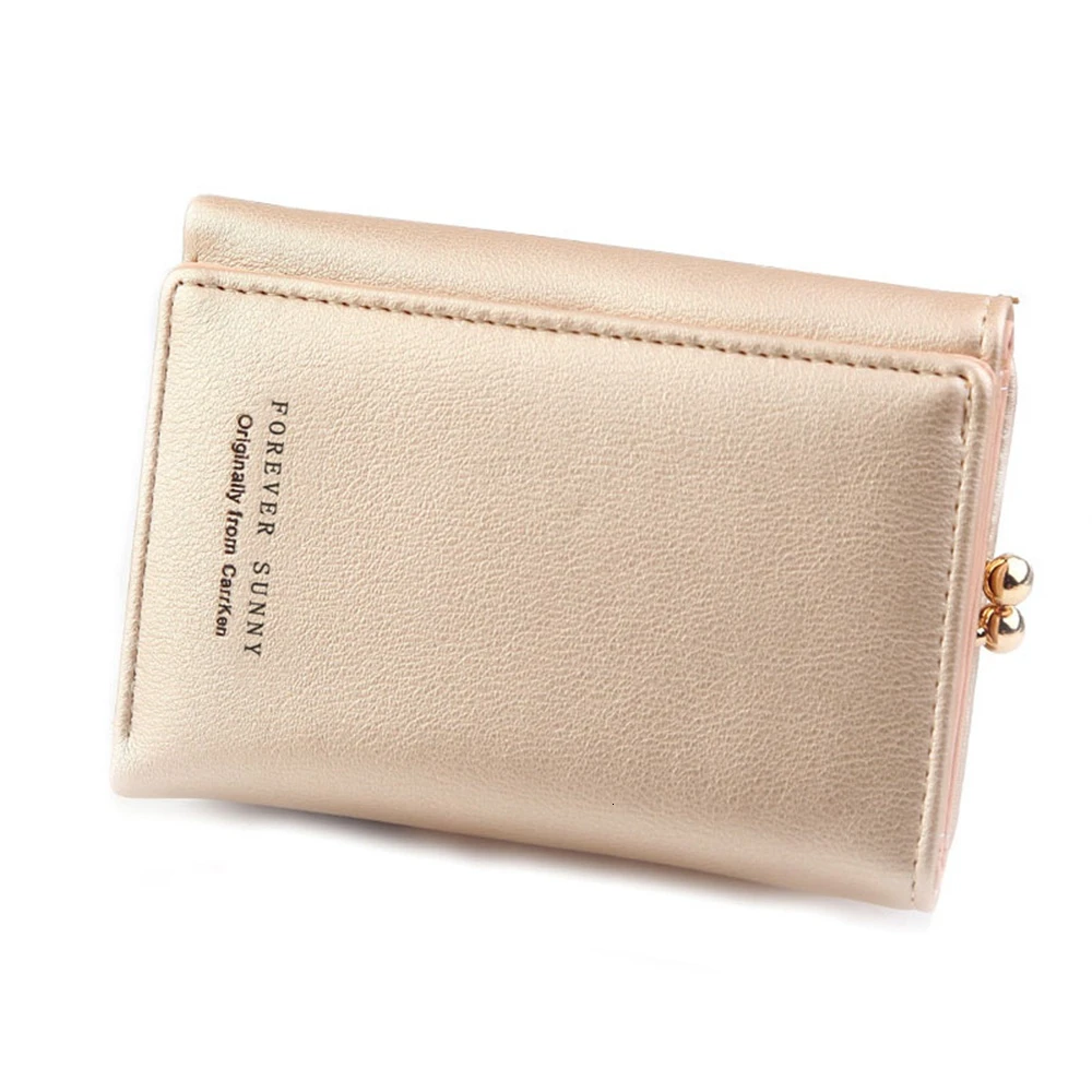 Women's Multi-function Short Wallets Classic Fashion Multi-card Design Soft PU Leather Credit Card Change Storage | Багаж и сумки