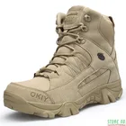 Ботильоны мужские тактические из натуральной кожи, армейские ботинки для охоты, рабочая обувь, повседневные ботинки, 2020