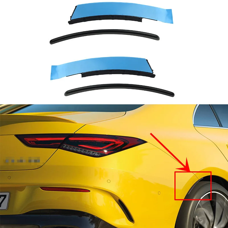 Колесная защита для бровей наклейка губ Накладка крыла Mercedes Benz W118 C/X118 CLA35 CLA45 CLA180