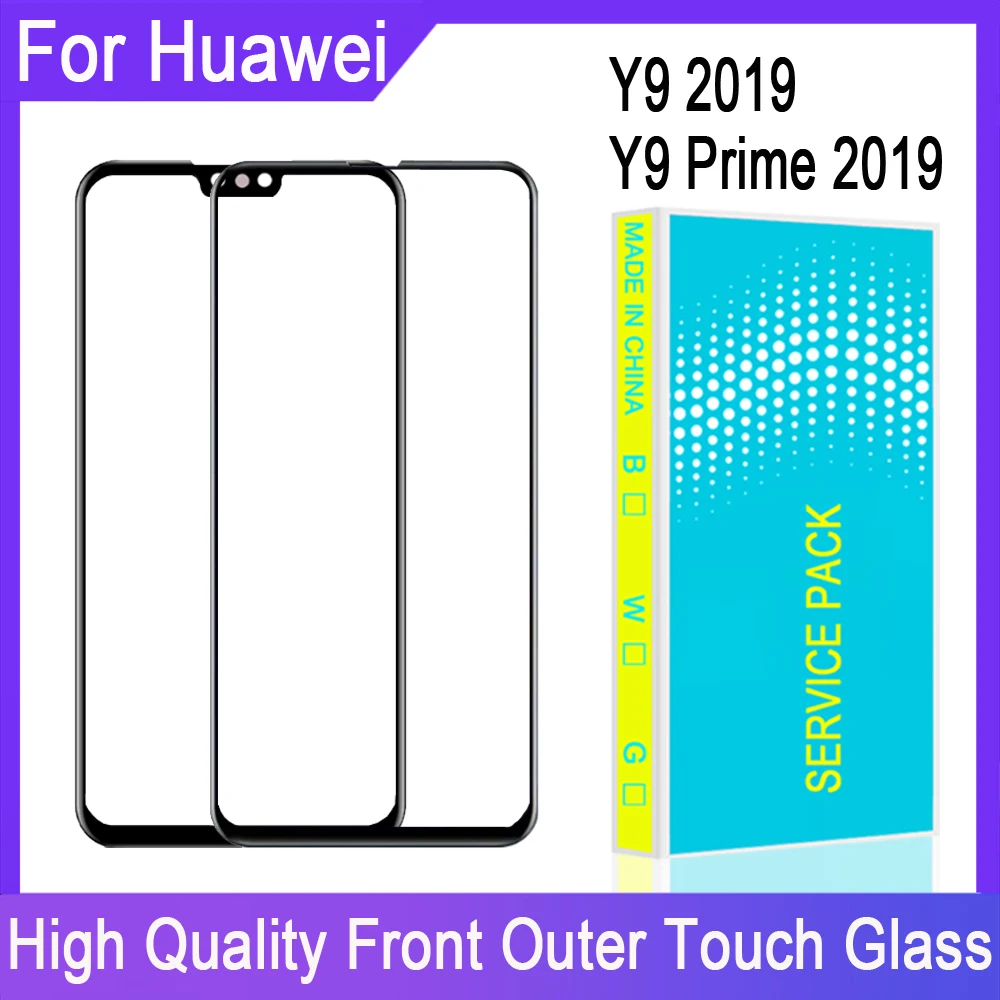 ЖК дисплей Сенсорная Панель переднее стекло для Huawei Y9 2019 P Smart Z / Prime внешнее