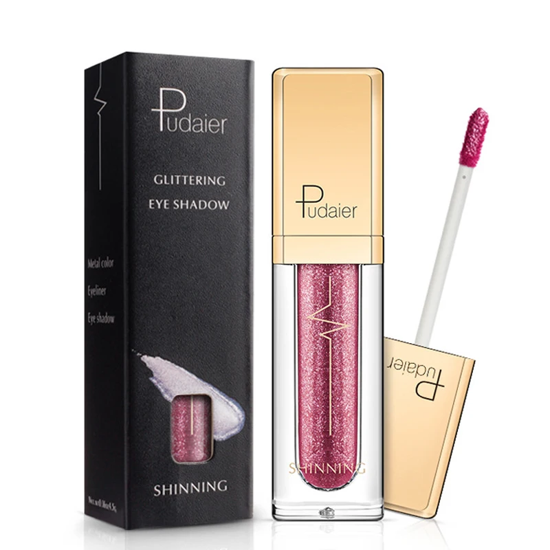 18 цветов Сияющие жидкие алмазные тени для век перламутровый макияж светящиеся