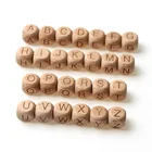 20 шт., бусины из бука, для детей для изготовления украшений вручную, игрушечный браслет