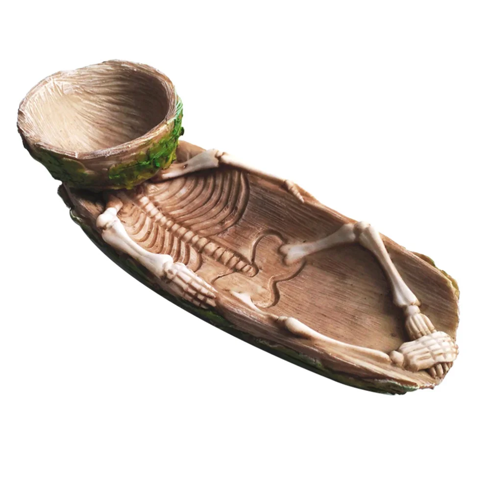 

1Pc Resin Reptile Basin Storage Container Tortoise Ecological Tank Accessory