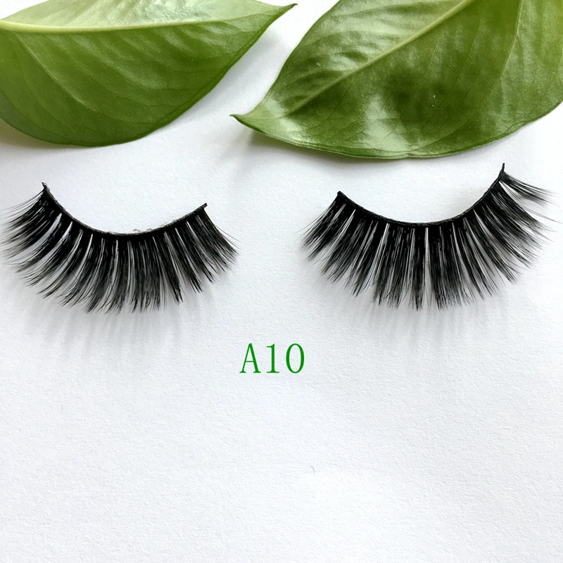 

Natural Makeup False Eyelashes Eye Lashes Extension Coffee Soft Handmade Makeup Tools Faux Eye Lashes