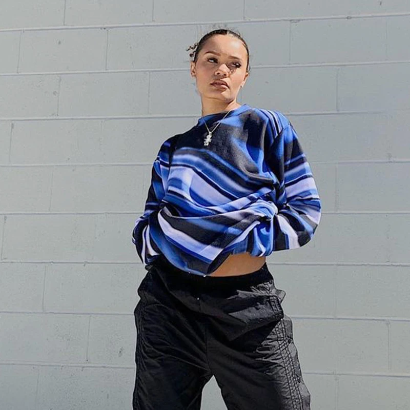 

Paisley Printed y2k Oversized Hoodies Women Harajuku Grunge Sweatshirt Korean Fashion O-neck Vintage Pullovers Autumn Iamhotty