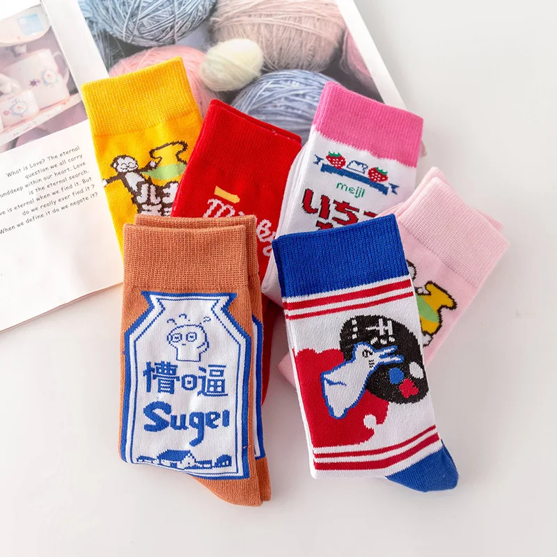 Осень-зима новинка милый студенческий стиль милые Мультяшные аниме женские