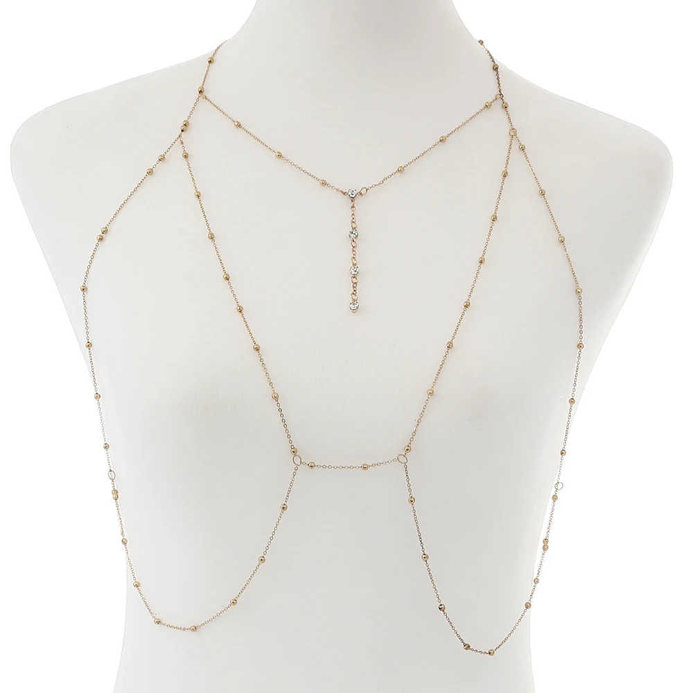 Бусы ожерелье цепочка для тела ювелирные изделия 2017 Женская Сексуальная