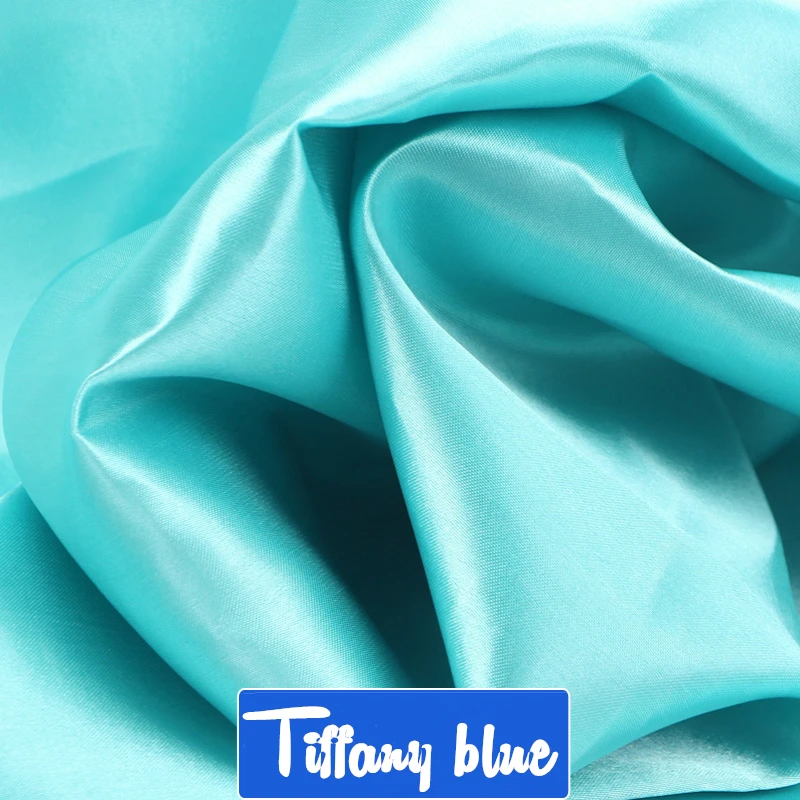 Tiffany blue 100 см* 150 см 16 цветов шелк и сатин ткань сатин цвет бутиловый шелк Подарочная коробка подкладка Lieb - Цвет: Tiffany blue