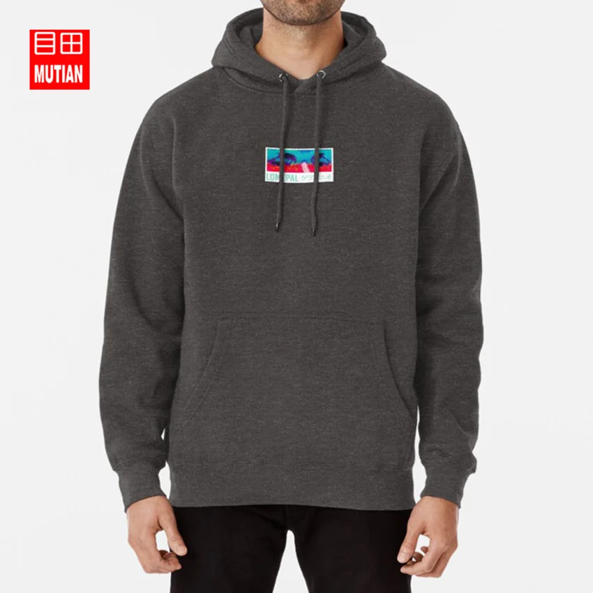 Lompal толстовки Белый Красный 1995 bigflo oli orelsan lompal gringe - Цвет: darkgrey-hoodie