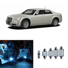 11 шт. Canbus Error Free Белый светодиодный фонарик для внутреннего посылка Наборы огни лампы карта Dome номерных знаков Лампы для Chrysler 300 300C 2005-2010