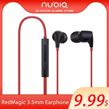 Original Nubia RedMagic Temperament Earphone 3.5mm For Redmagic 5s Hi-Fi 3.5mm Earphone For Redmagic 5G Sport Headphone