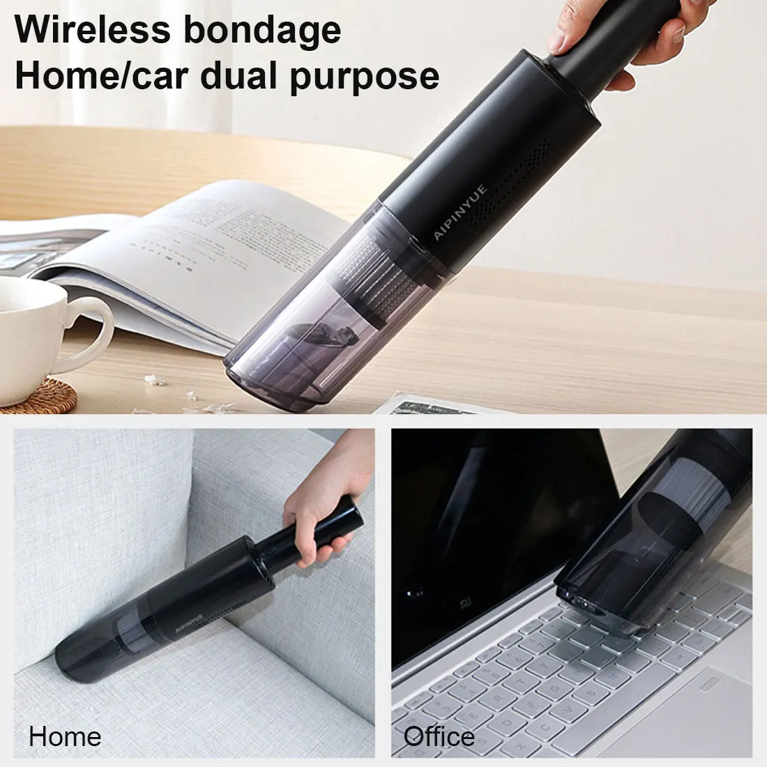 

6000PA Strong Suction Car Vacuum Cleaner Portable Handheld wired/wireless Dry and wet Vacuum Cleaner For Home Computer Cleaning