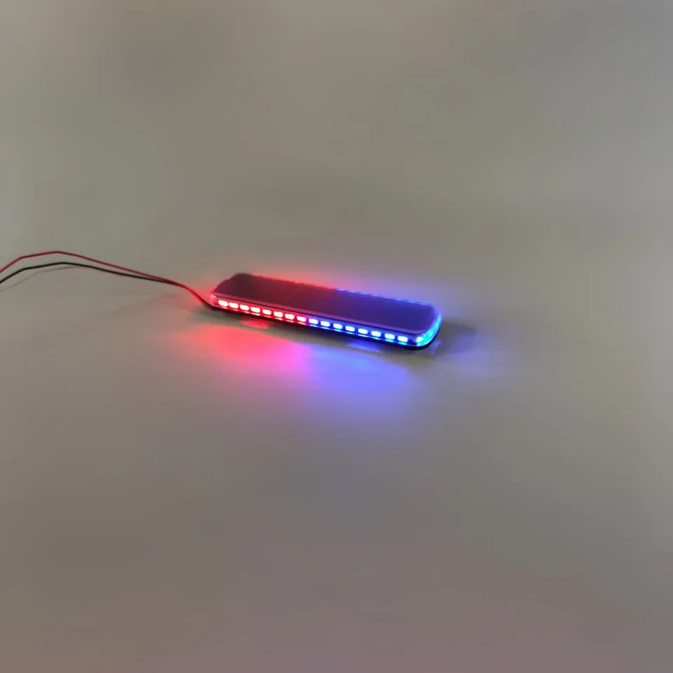 Предупреждение ительный вращающийся светодиодный фонарь на крышу для LESU 1/14 TAMIYA RC