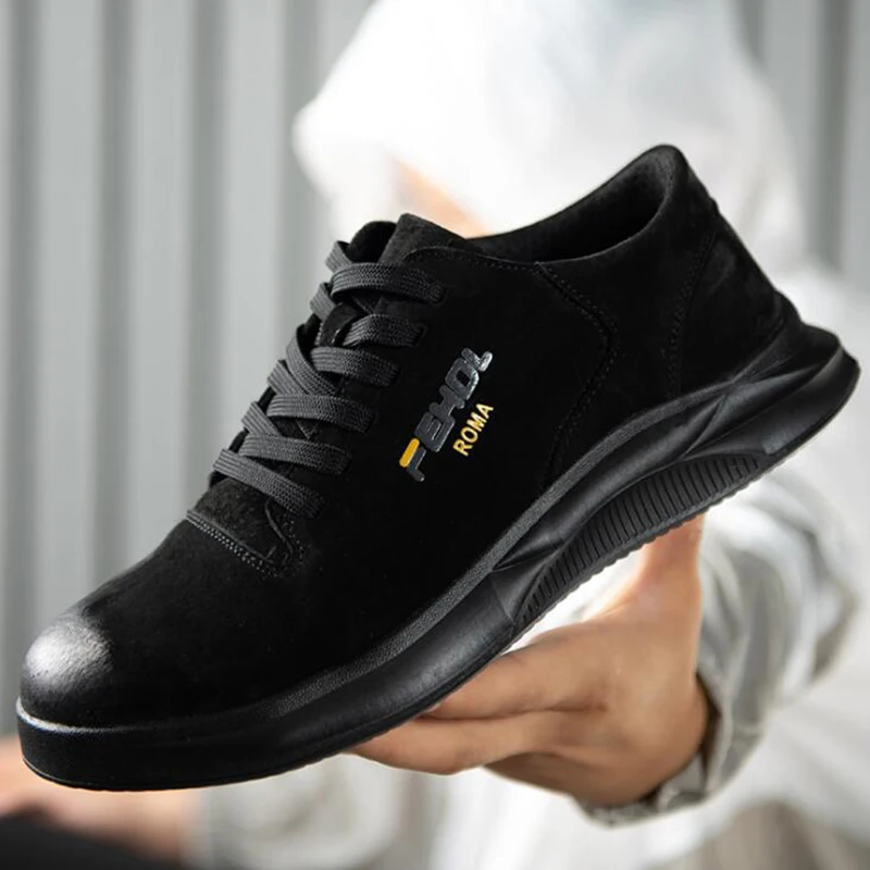 

Men's steel-toed boots, men's anti-puncture safety shoes, safety and breathable work shoes