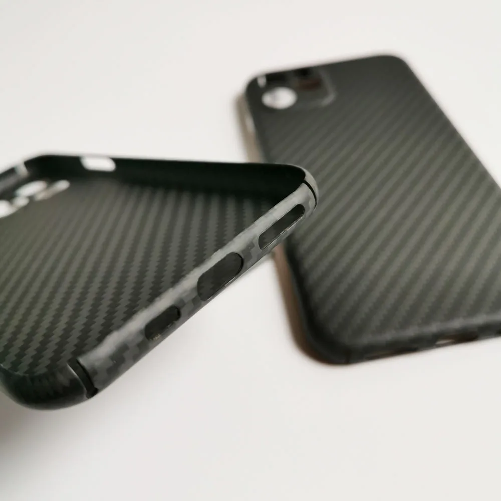Чехол из углеродного волокна для Apple 11 pro iPhone Pro 5 8 тонкий и легкий материал