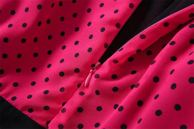 

Princess Kate Middleton Dress 2021 Women Ruffles Long Sleeve Dot Elegant Dresses Work Wear Clothes NP1024J