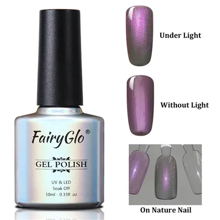 9524 FairyGlo 10 мл Гель-лак для ногтей жемчужный Блестящий УФ-Гель-лак замачиваемый долговечный дизайн ногтей Гель-лак Гибридный лак - Цвет: 9524