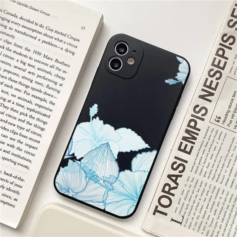 

Watercolor flowers gold leaves Phone Case for iPhone 12 11 mini pro XS MAX 8 7 6 6S Plus X 5S SE 2020 XR