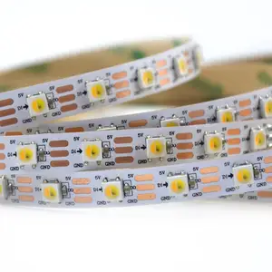 Светодиодная лента SK6812 WWA, 1 м5 м, 30, 60, 74, 96, 144 светодисветодиодный sпикселейM, 3 в 1, 5050, SMD, программируемая, адресная, 5 в постоянного тока