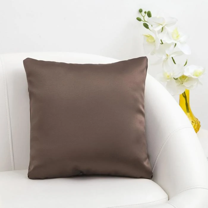 Подушка декоративная Этель 40*40 см. цв. шоколад блэкаут 100% п/э 4165182|Подушка| |