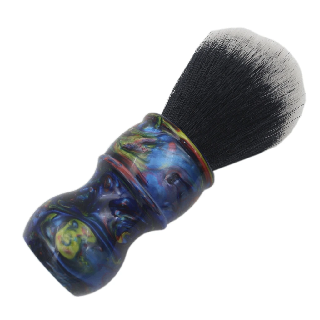 Вигбритье красочная полимерная ручка черные/белые Типсы синтетические волосы